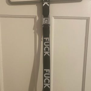Fuck seatbelt buckle belt.
